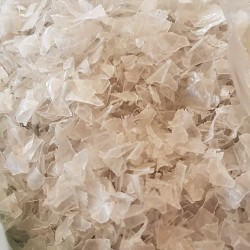 เกล็ดโม่ PET ใส