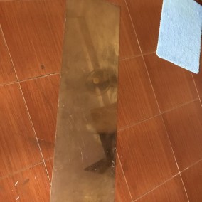 แผ่นทองแดง 48″x14″ หนา 1 มม. ยังไม่ได้ใช้งาน